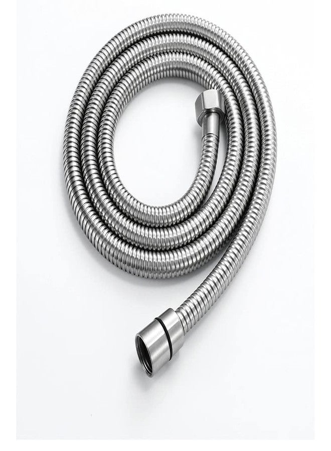 NEXOMS 1.2 Meter SS304 Flexible Shower Hose Tube/Health Faucet Pipe with Stainless Steel Wall Hook - Image 2